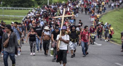 Niños migrantes: caravana sale de Tapachula, Chiapas