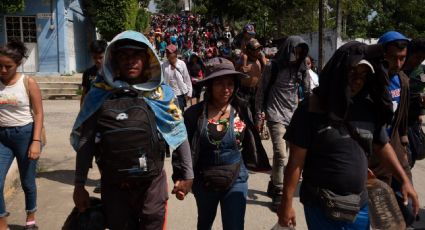Caravana migrante en su quinto día de marcha