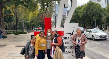Familiares de migrantes desaparecidos y asesinados en México protestaron frente a la Embajada de EU