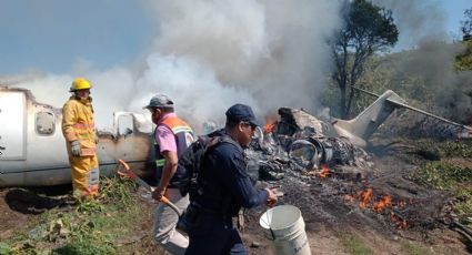 Aeronave de la FAM se desploma en Veracruz; seis militares pierden la vida