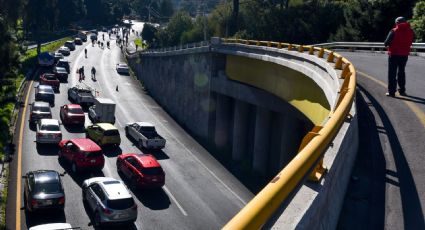 SCT reabre carriles en la carretera México-Toluca