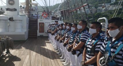 Zarpa Buque Escuela “Cuauhtémoc" e inicia segunda fase del Crucero de Instrucción