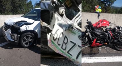 Accidente de motociclistas en la México - Cuernavaca deja siete personas sin vida