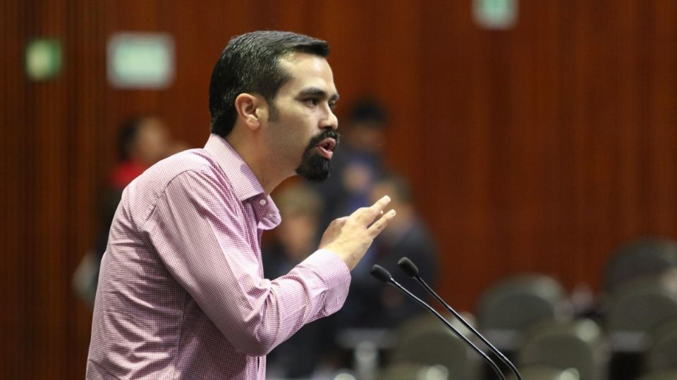 Jorge Álvarez Máynez, coordinador de MC en la Cámara de Diputados.
