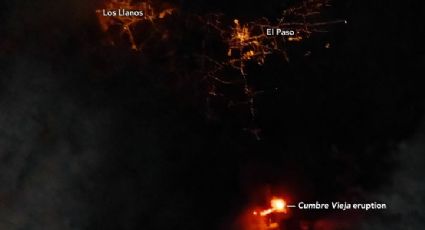 Erupción volcánica en La Palma, así se ve desde el espacio