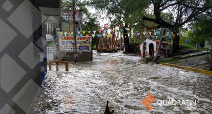 En Ixmiquilpan, Hidalgo, autoridades piden a la población desalojar casas ante inundaciones