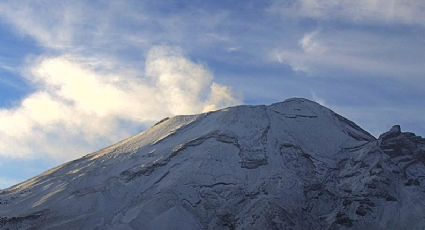 ¡Impresionante vista! Popocatépetl e Iztaccíhuatl totalmente cubiertos de nieve