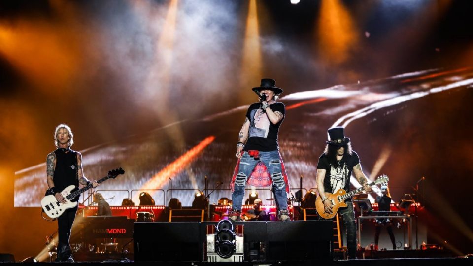 Guns N' Roses agendó cuatro conciertos en México; hoy en CDMX y el domingo en Mty.