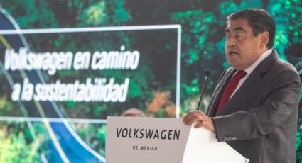 Construcción de nave de pintura de VW para autos eléctricos, signo de confianza en Puebla: Barbosa