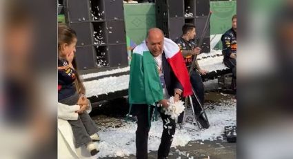 Papá de ‘Checo’ Pérez celebra a lo grande el triunfo de su hijo en el GP de México: VIDEO
