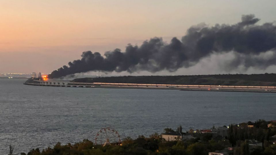 Humo visto desde lejos