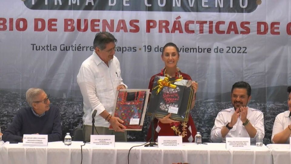 El Gobierno de la Ciudad de México y el ayuntamiento de Tuxtla Gutiérrez, Chiapas, firmaron un convenio de colaboración.