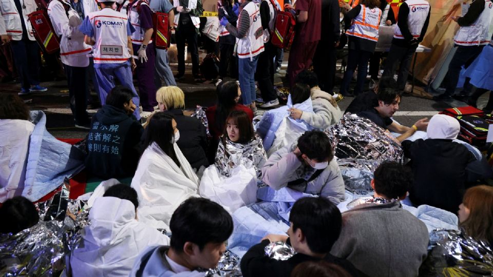 Estampida en Corea del Sur cobró la vida de 156 personas