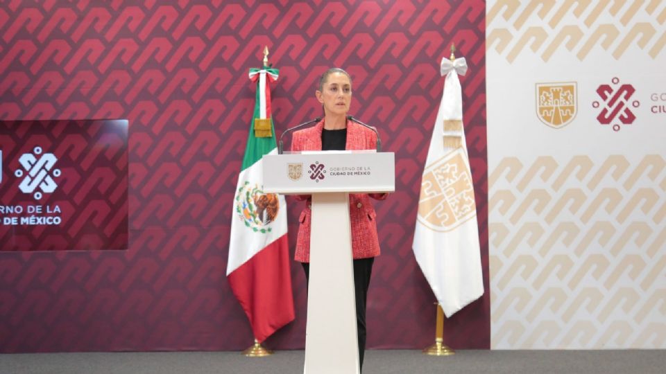 Claudia Sheinbaum, jefa de Gobierno de la CDMX.