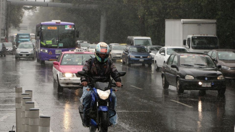 Llueve en la CDMX.