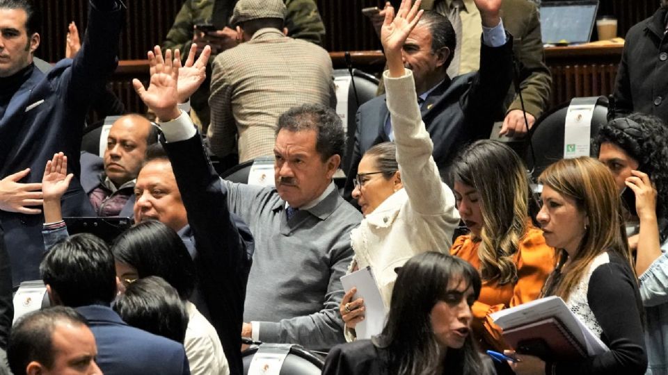 Sesión en la Cámara de Diputados.