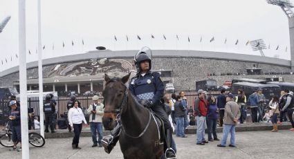 Despliega SSC a mil 300 policías en inmediaciones del estadio Olímpico de CU