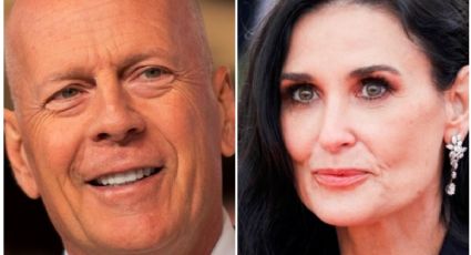 Bruce Willis reaparece junto a su ex Demi Moore, luego de ser diagnosticado con afasia