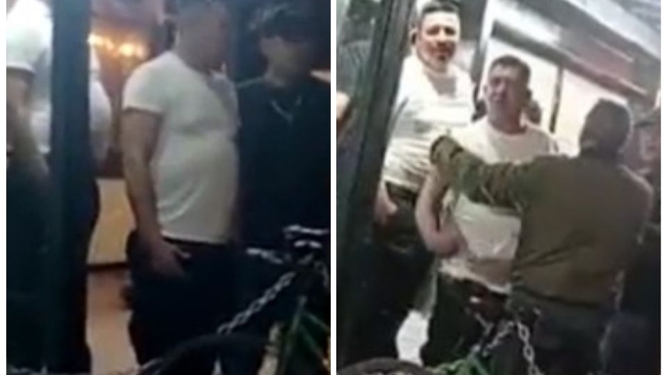 Policías vestidos de civiles agreden a repartidores.