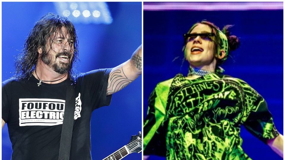 La vez que Billie Eilish le rindió tributo a Taylor Hawkins junto a Dave Grohl.