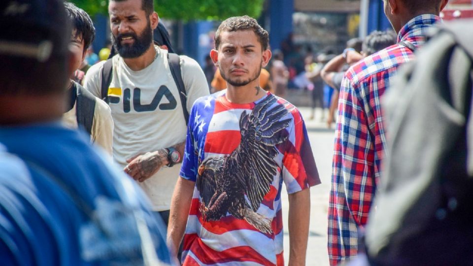 Migrantes en Tapachula.