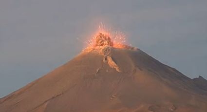 Volcán Popocatépetl registra explosión con bombas de lava |VIDEO