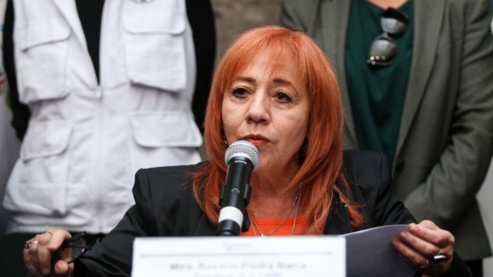 Rosario Piedra Ibarra, titular de la Comisión Nacional de Derechos Humanos.