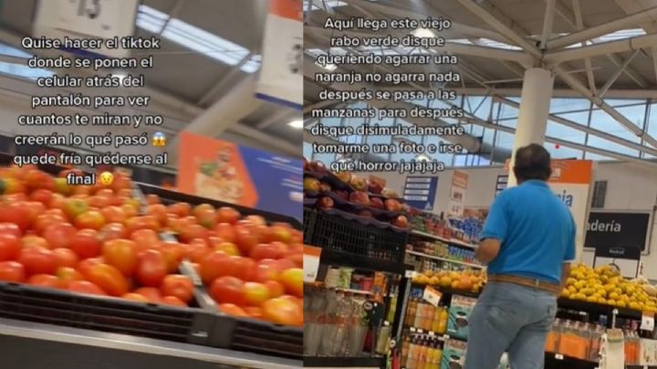 Joven descubre acoso sexual en supermercado al grabar un TikTok: VIDEO