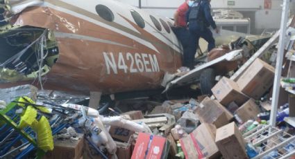 Cae avioneta en Aurrerá de Temixco, Morelos; hay 3 muertos y 4 heridos