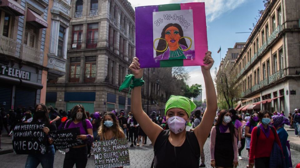 Marcha en la CDMX por el 8M, Día de la Mujer