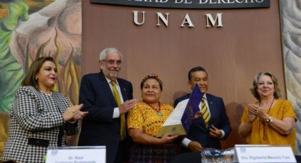 Ofrece Rigoberta Menchú mensaje de paz a 30 años de haber recibido el Nobel