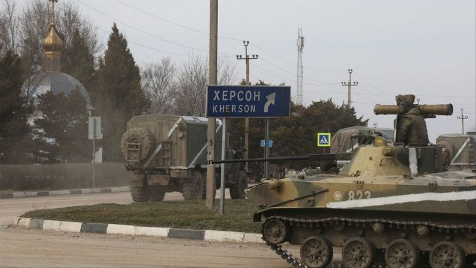Jerson, ciudad ucraniana al sur, sigue controlada por los rusos.