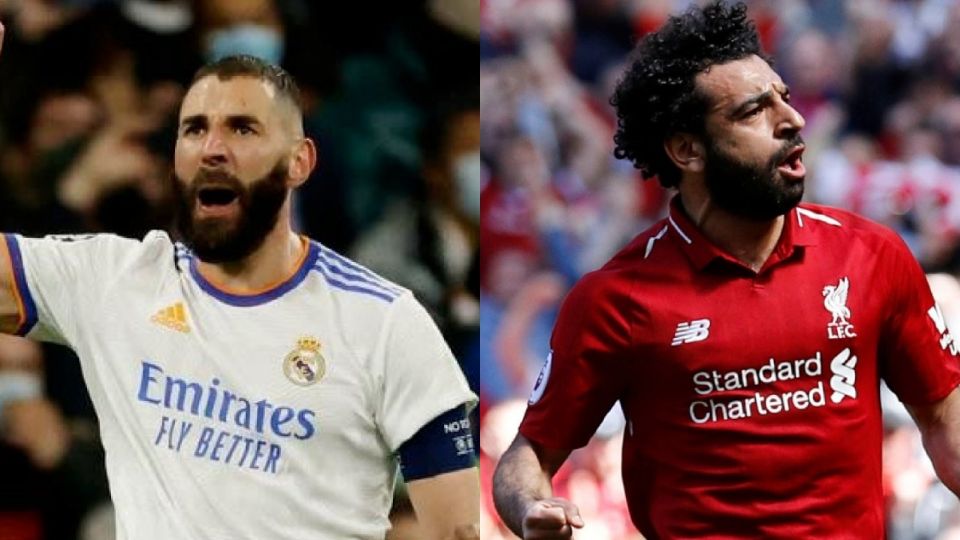 Karim Benzema (Real Madrid) y Mohamed Salah (Liverpool)