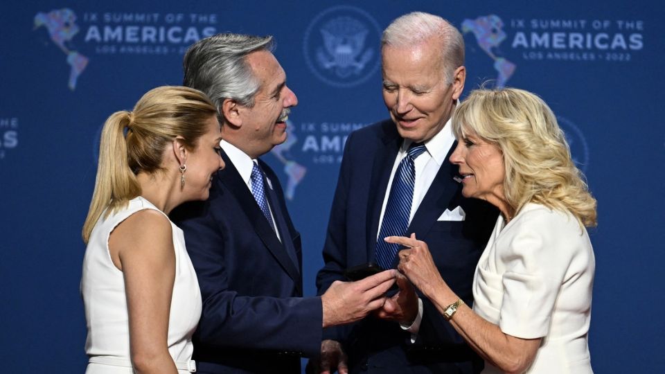 Alberto Fernández y Joe Biden, presidentes de Argentina y EU, respectivamente