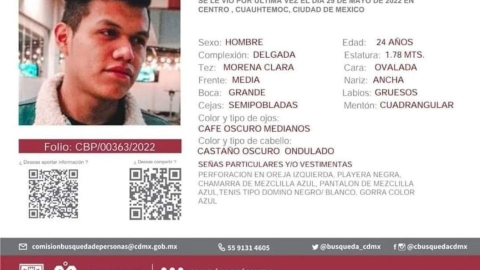 Alexis de Jesús Azamar Salomé, estudiante de la UAM fue hallado muerto el pasado 29 de mayo.