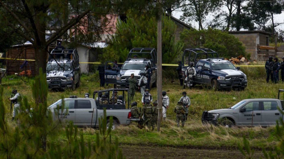 Este martes ocurrió un enfrentamiento en Texcaltitlán.