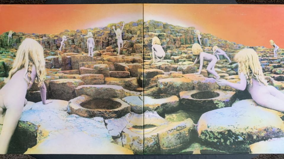 Portada y contraportada del álbum “Houses of the Holy” de Led Zeppelin de 1973