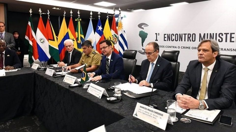 Representantes de los países reunidos en la Declaración de Brasilia