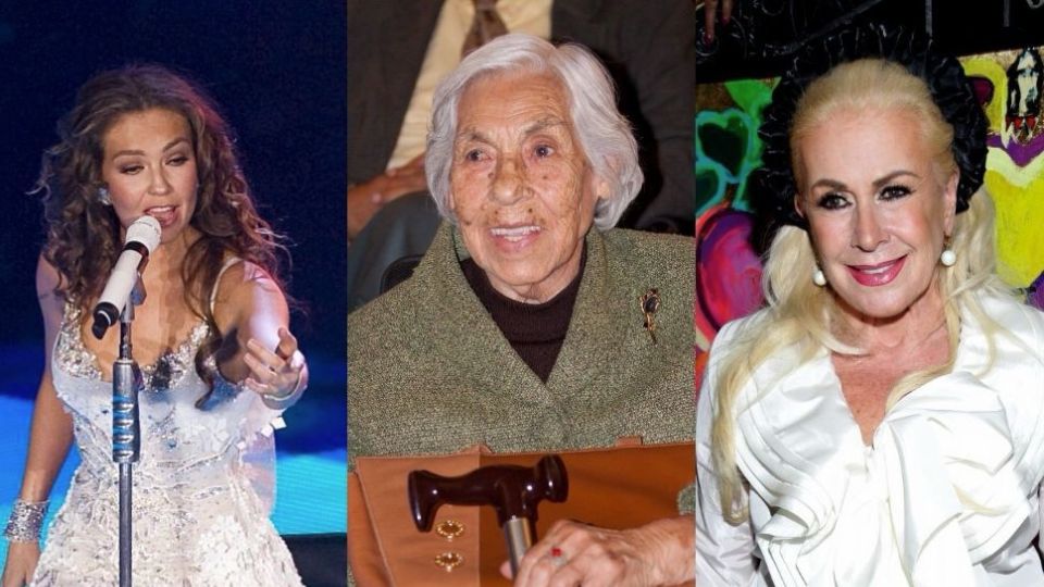 Falleció Eva Mange, abuela de Thalía y Laura Zapata.