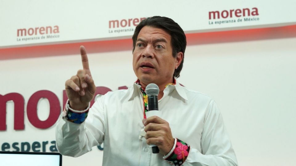 Mario Delgado, dirigente nacional de Morena.