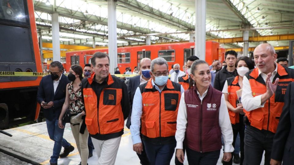 Ilustrativa, trabajos de remodelación en la estación Pantitlán.