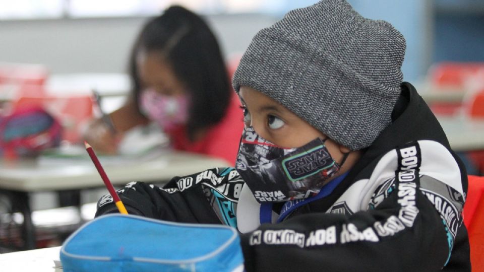 Alumnos inscritos en la Escuela Primaria 'Carlos Pellicer', incorporada a la SEP.