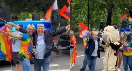 Papá de 'Checo' Pérez se une a marcha LGBTQ en Londres