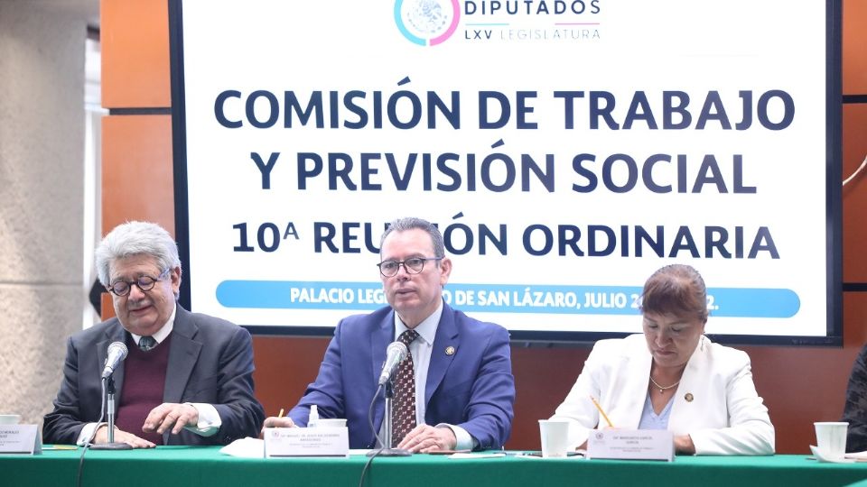 Comisión de Trabajo y Previsión Social se reunió con el titular del Tribunal Federal de Conciliación y Arbitraje.