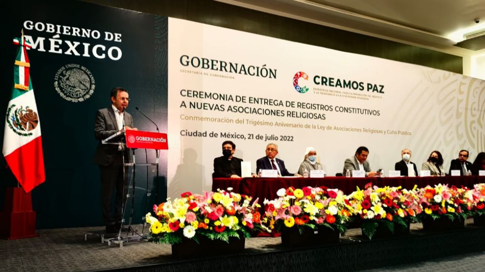 El subsecretario de Desarrollo Democrático, Participación Social y Asuntos Religiosos de Segob, César Yáñez Centeno Cabrera.