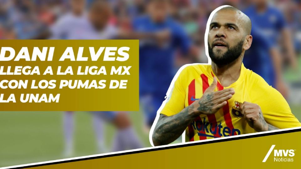 Dani Alves llega a la Liga MX con los Pumas de la UNAM