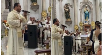 Sacerdote canta ‘Mi Razón de Ser’ en plena boda y se hace viral en TikTok