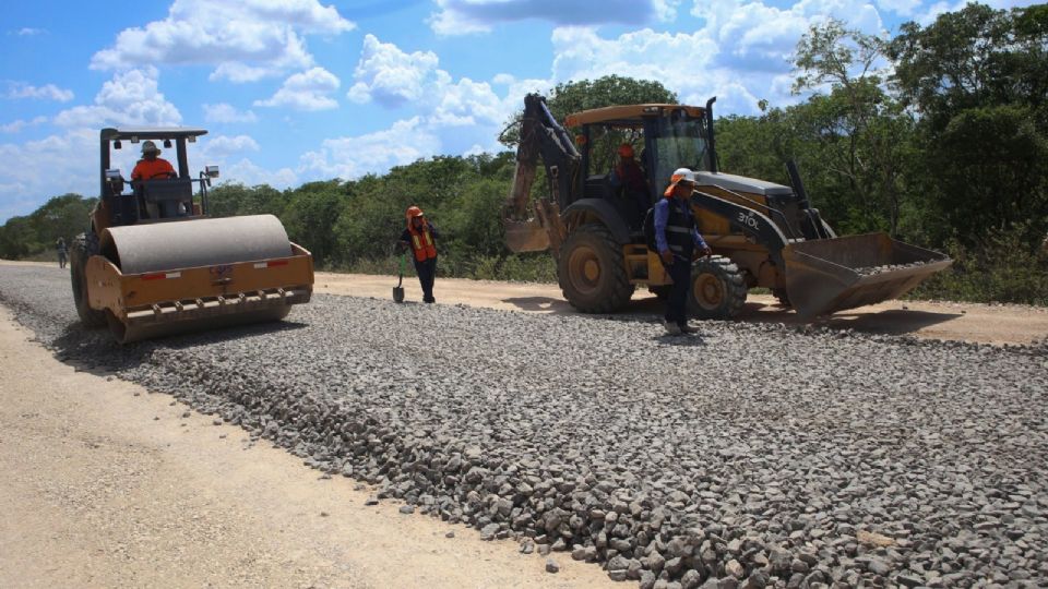 Obras del Tren Maya continúan