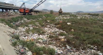 Retira Conagua miles de toneladas de desechos sólidos del gran Canal del Desagüe