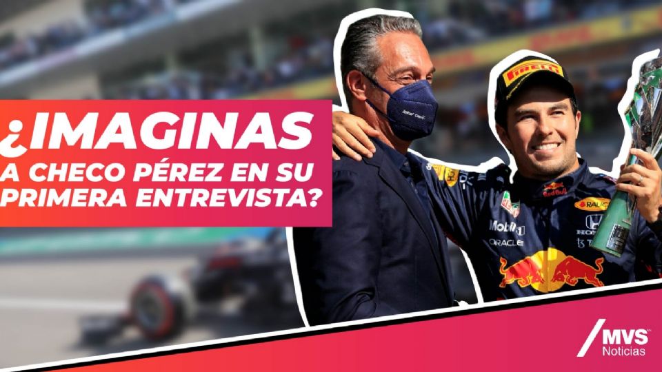 ¿Imaginas a Checo Pérez en su primera entrevista?